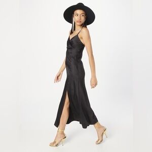 Sweet Lemon  Split Side Button Trim Cami Dress size Large NWT